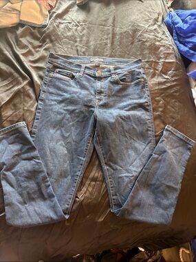 Banana Republic Skinny Jeans in Dark Blue Denim